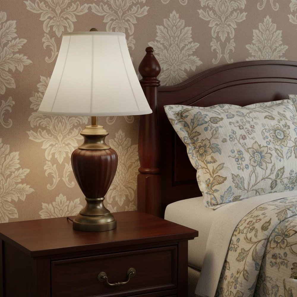 White No Slub Innsbruck Empire Lamp Shade HomeRoots