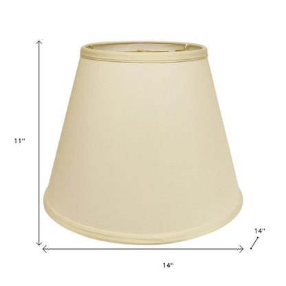 Ivory No Slub Innsbruck Empire Lamp Shade HomeRoots