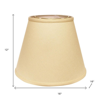 Beige Linen Empire Lamp Shade