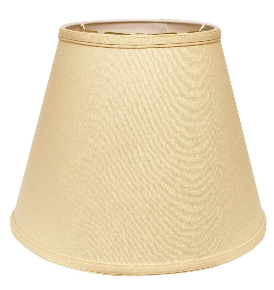 Beige Linen Empire Lamp Shade — view 4