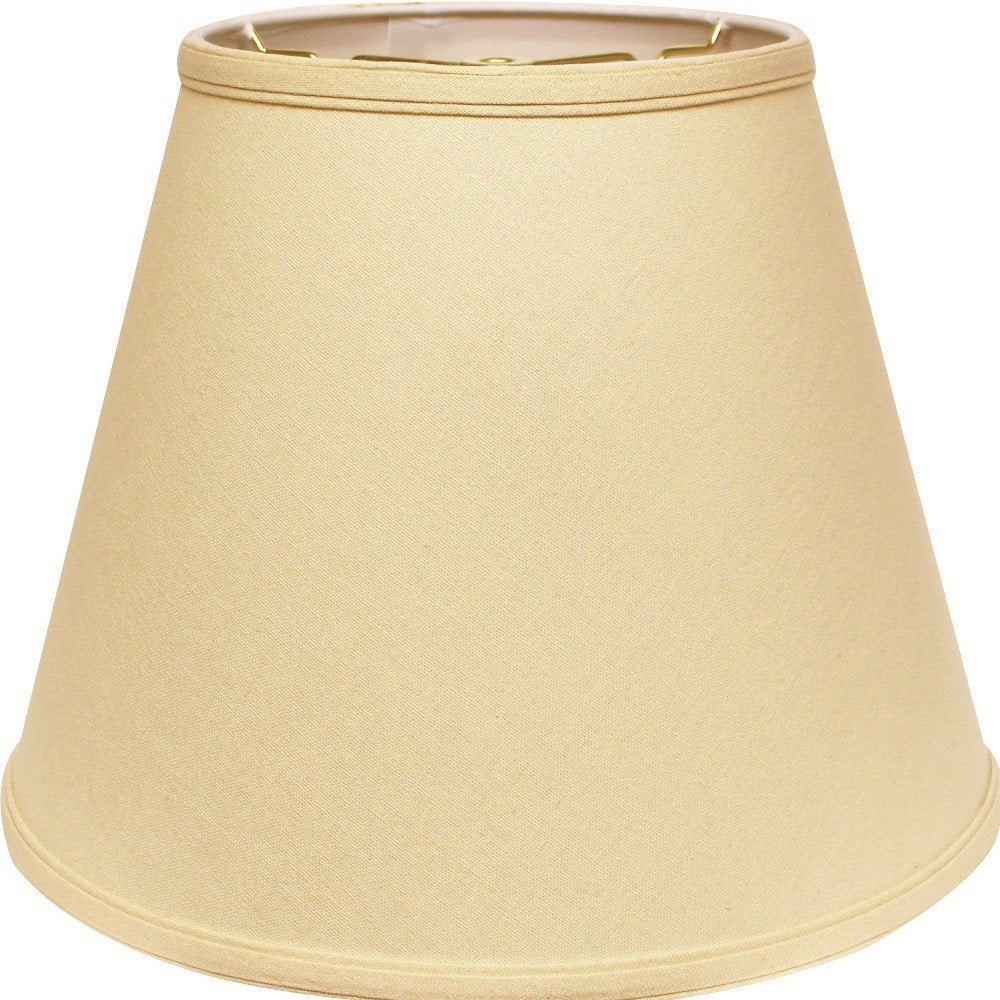 Beige Linen Empire Lamp Shade — view 5