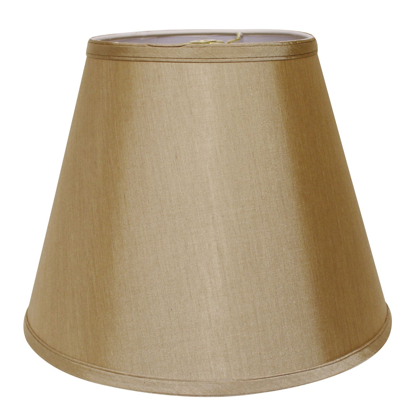 16" Pale Brown Empire Deep Slanted No Slub Lampshade