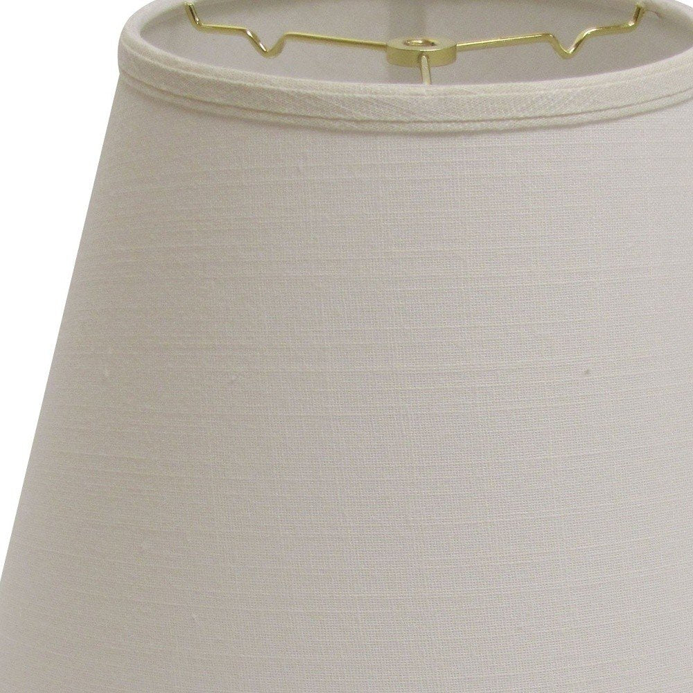 White Linen Empire Lamp Shade HomeRoots