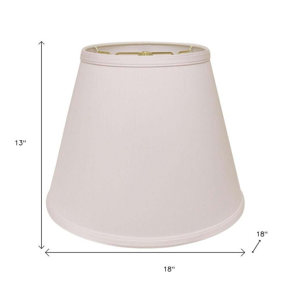 White No Slub Innsbruck Empire Lamp Shade HomeRoots