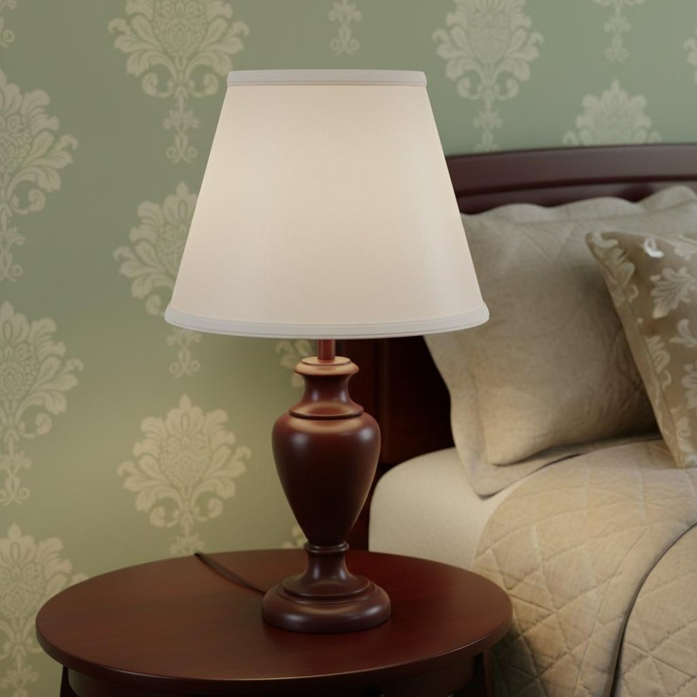 White No Slub Innsbruck Empire Lamp Shade HomeRoots