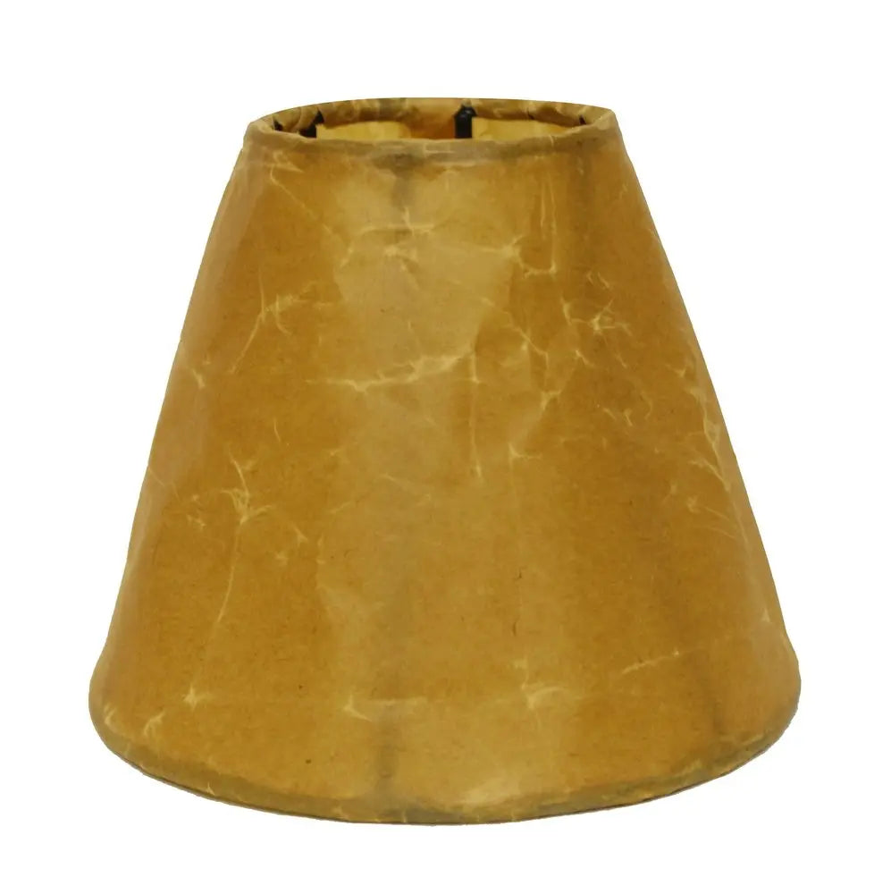 Brown Crinkle Oil Paper Empire Lamp Shade HomeRoots