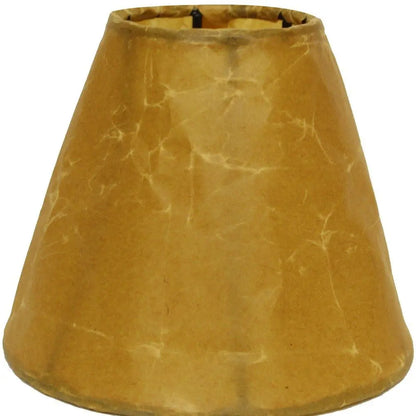 Brown Crinkle Oil Paper Empire Lamp Shade HomeRoots