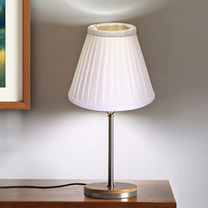 White Silk Empire Lamp Shade HomeRoots