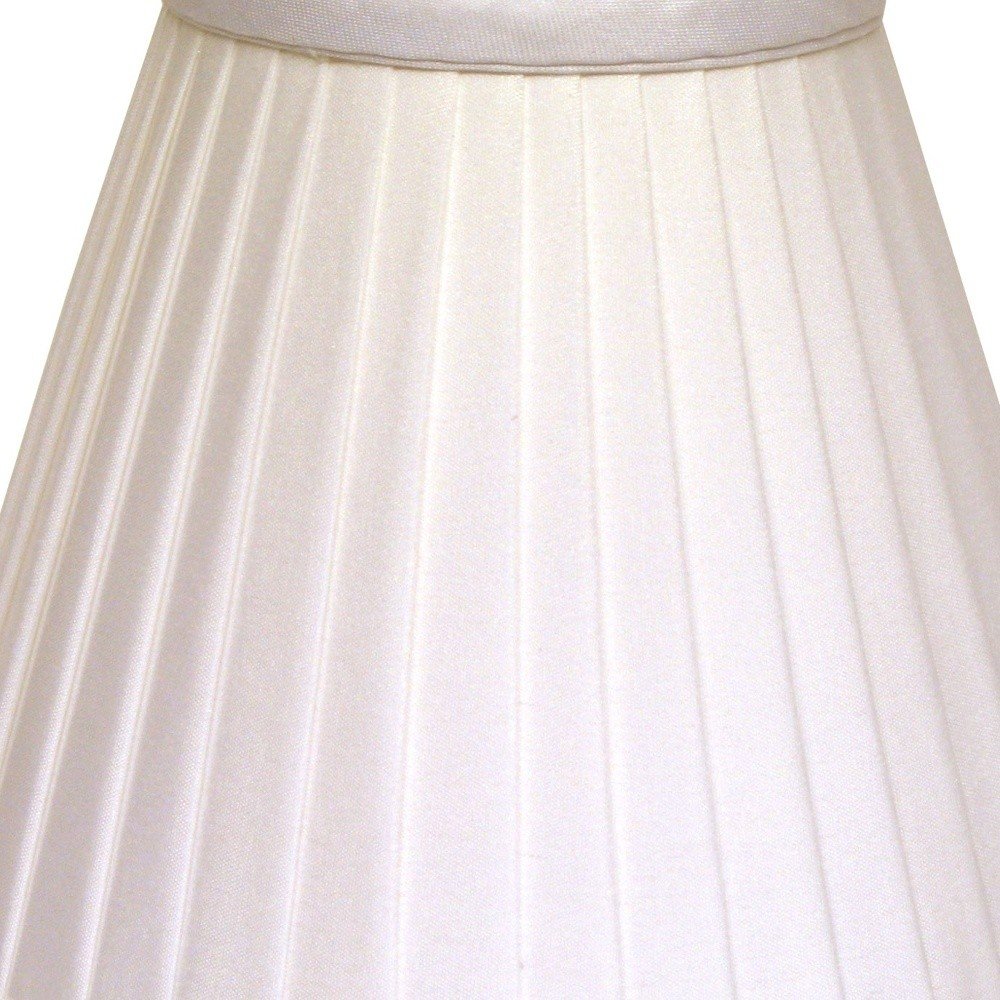 White Silk Empire Lamp Shade HomeRoots