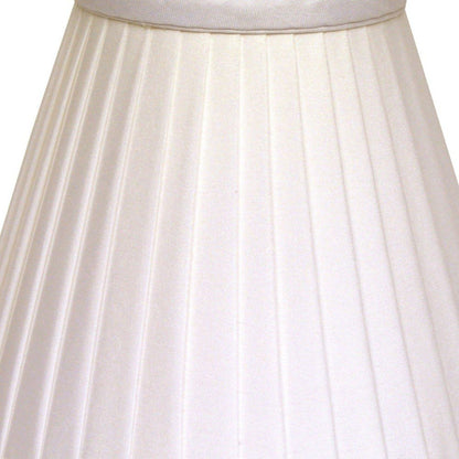 White Silk Empire Lamp Shade HomeRoots