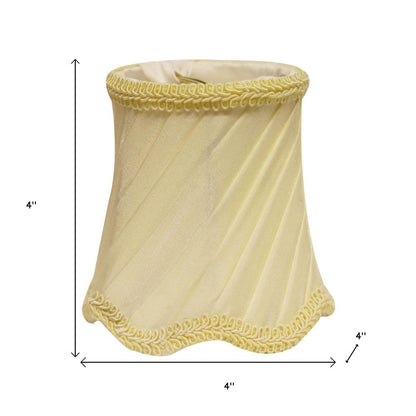 Slate Gray Silk Bell Lamp Shade HomeRoots