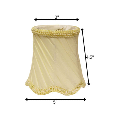 Slate Gray Silk Bell Lamp Shade HomeRoots