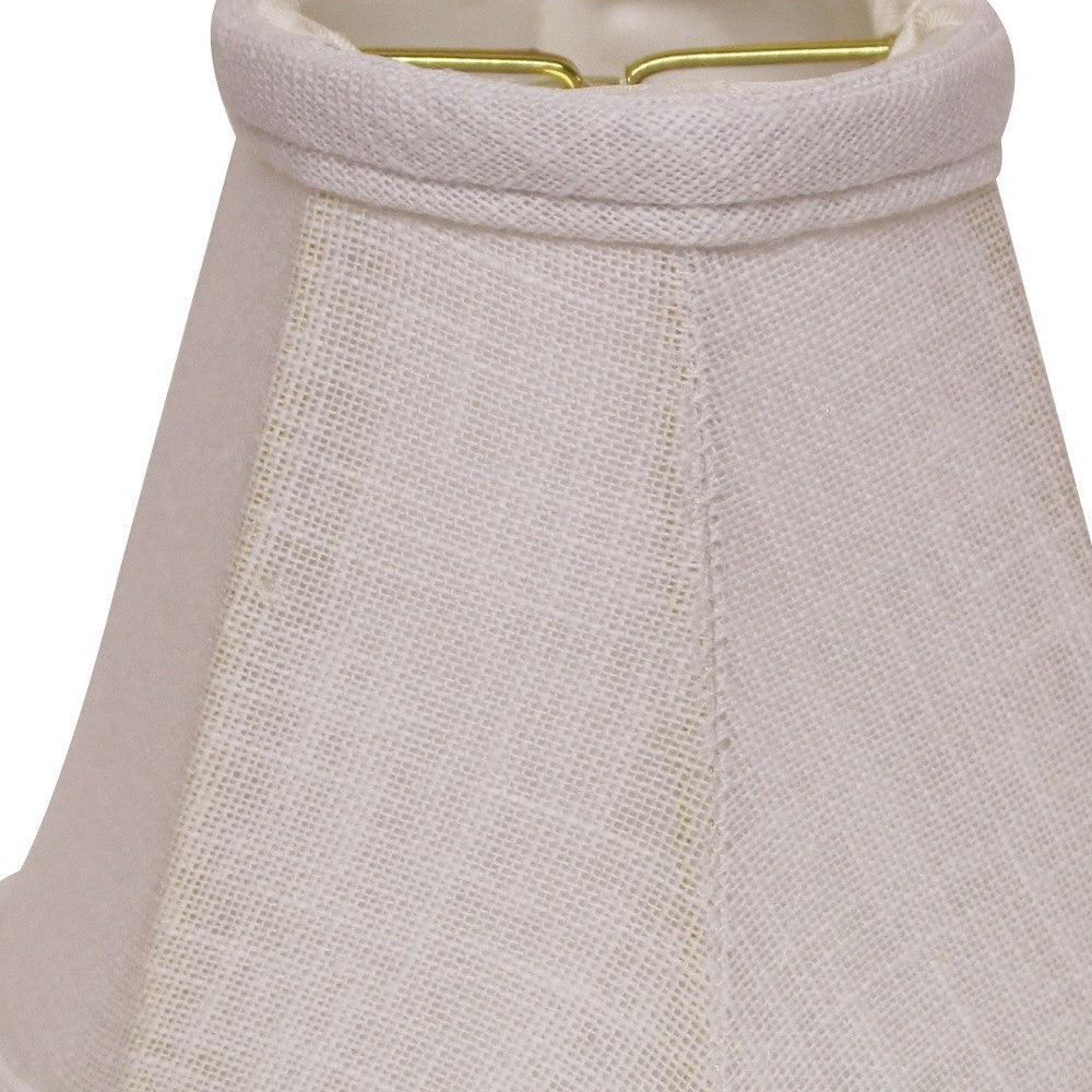 5" White Premium Set of 6 Chandelier Linen Lampshades