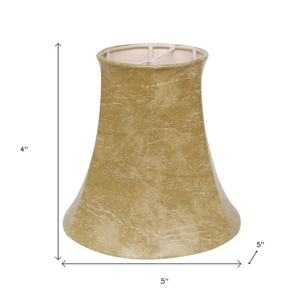 Brown Parchment Bell Lamp Shade HomeRoots