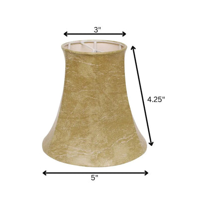 Brown Parchment Bell Lamp Shade HomeRoots