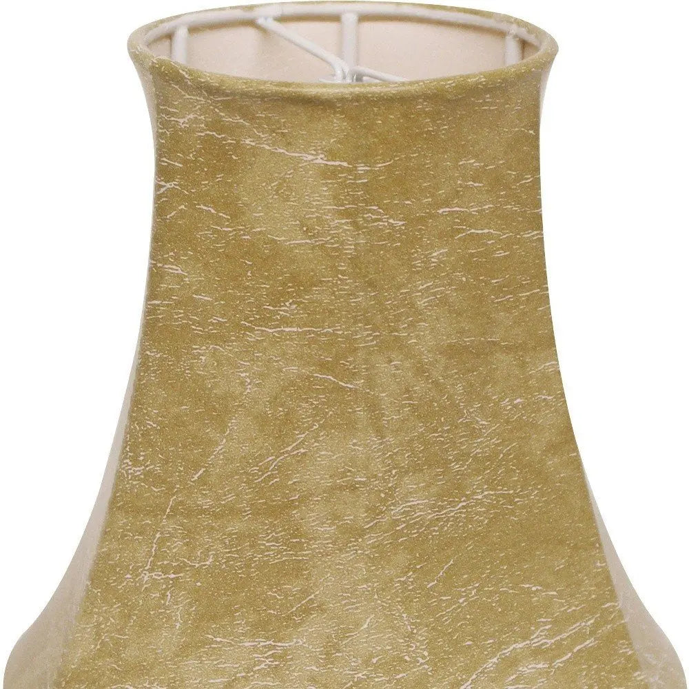 Brown Parchment Bell Lamp Shade HomeRoots