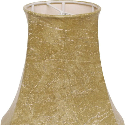 Brown Parchment Bell Lamp Shade HomeRoots