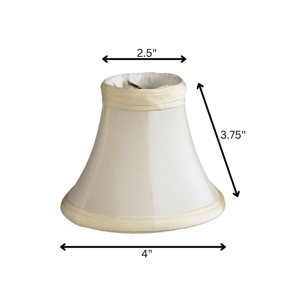 Slate Gray Shantung Silk Bell Lamp Shade HomeRoots