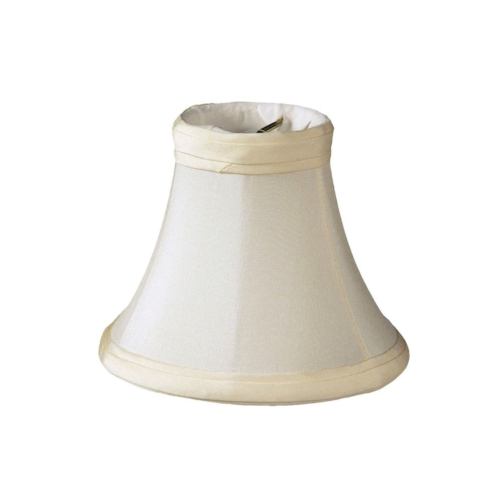 Slate Gray Shantung Silk Bell Lamp Shade HomeRoots