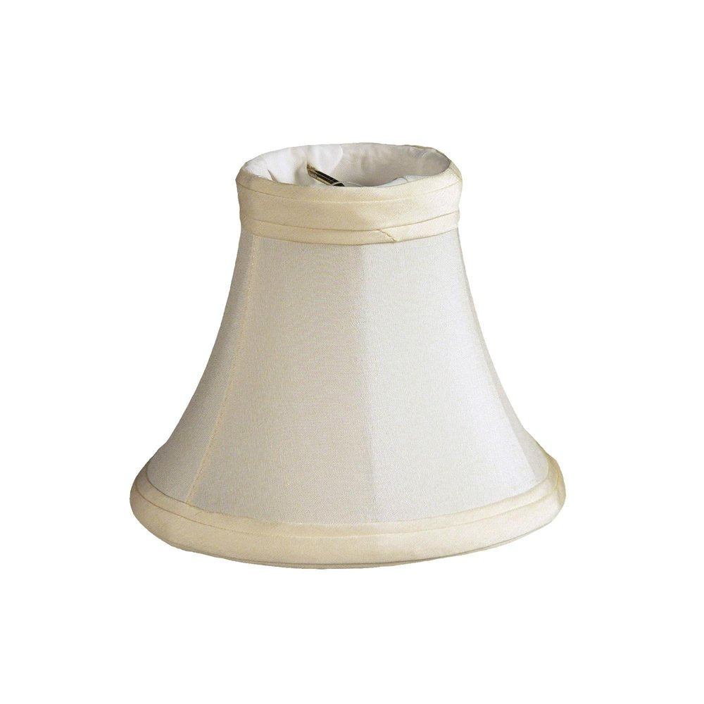 Slate Gray Shantung Silk Bell Lamp Shade HomeRoots