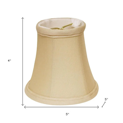 Natural Pongee Silk Bell Lamp Shade HomeRoots