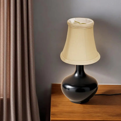 Natural Pongee Silk Bell Lamp Shade HomeRoots