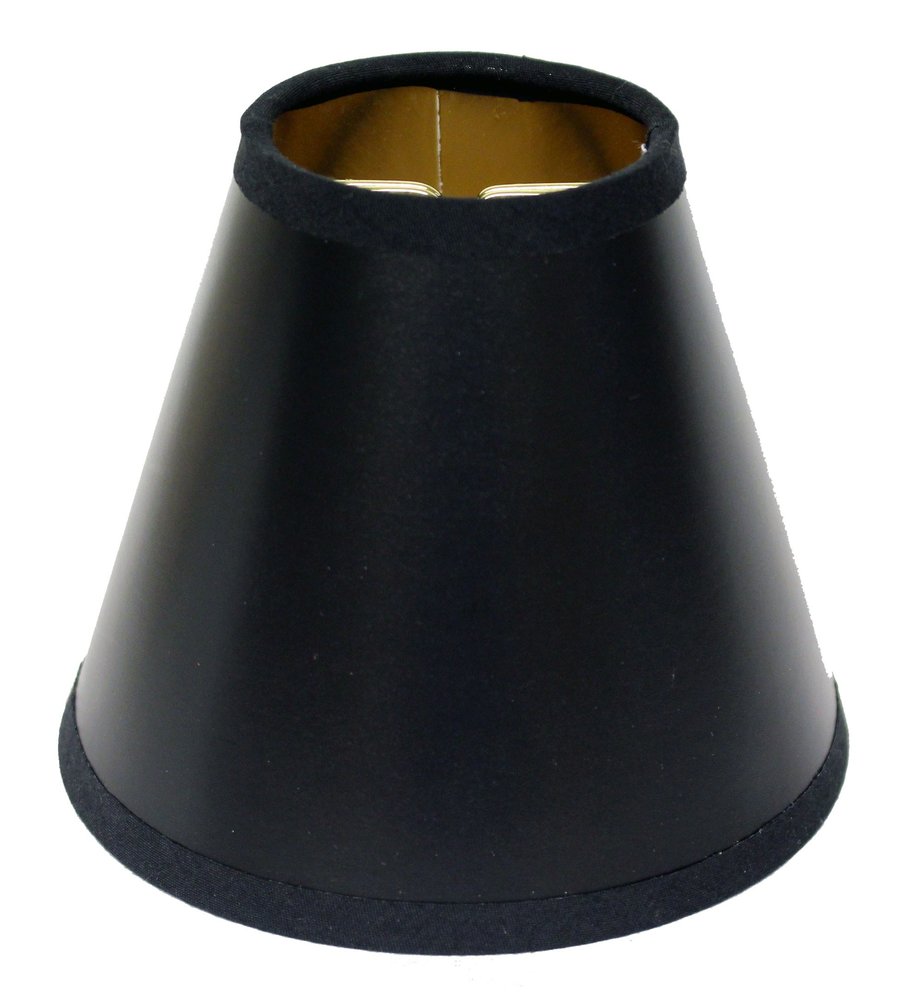 Black Parchment Empire Lamp Shade HomeRoots