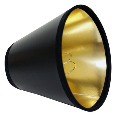 Black Parchment Empire Lamp Shade HomeRoots