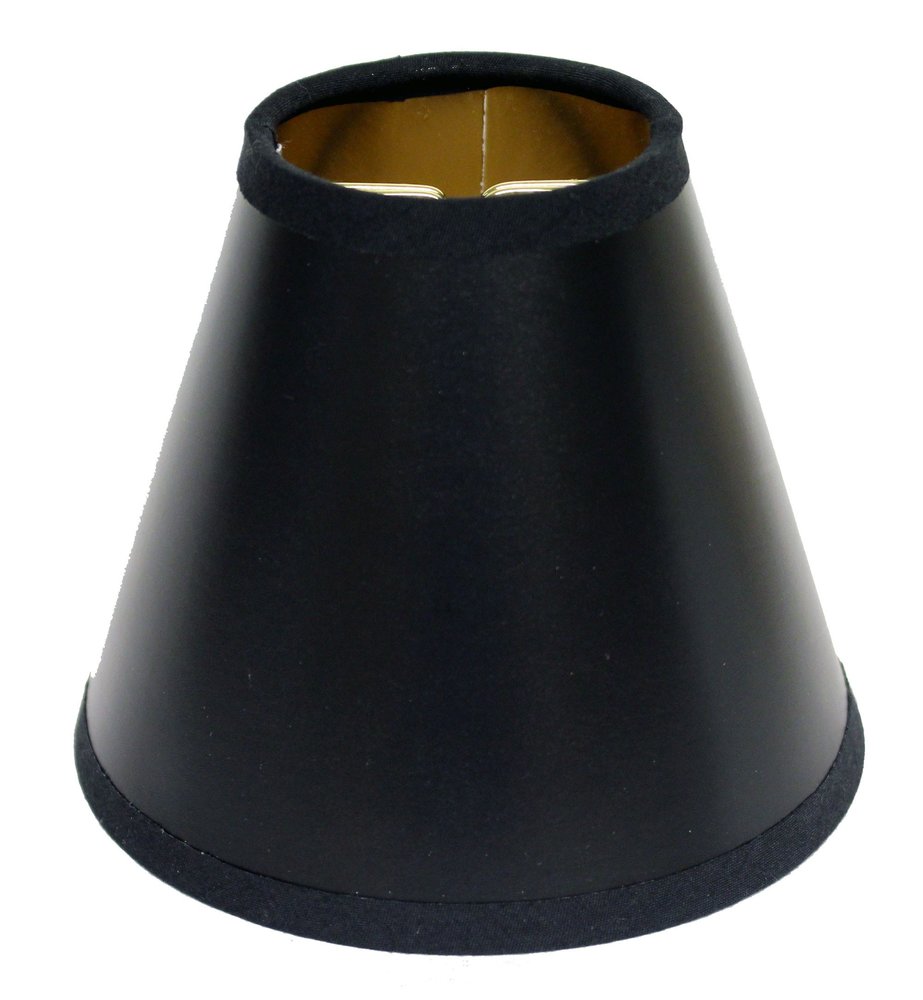 Black Parchment Empire Lamp Shade HomeRoots