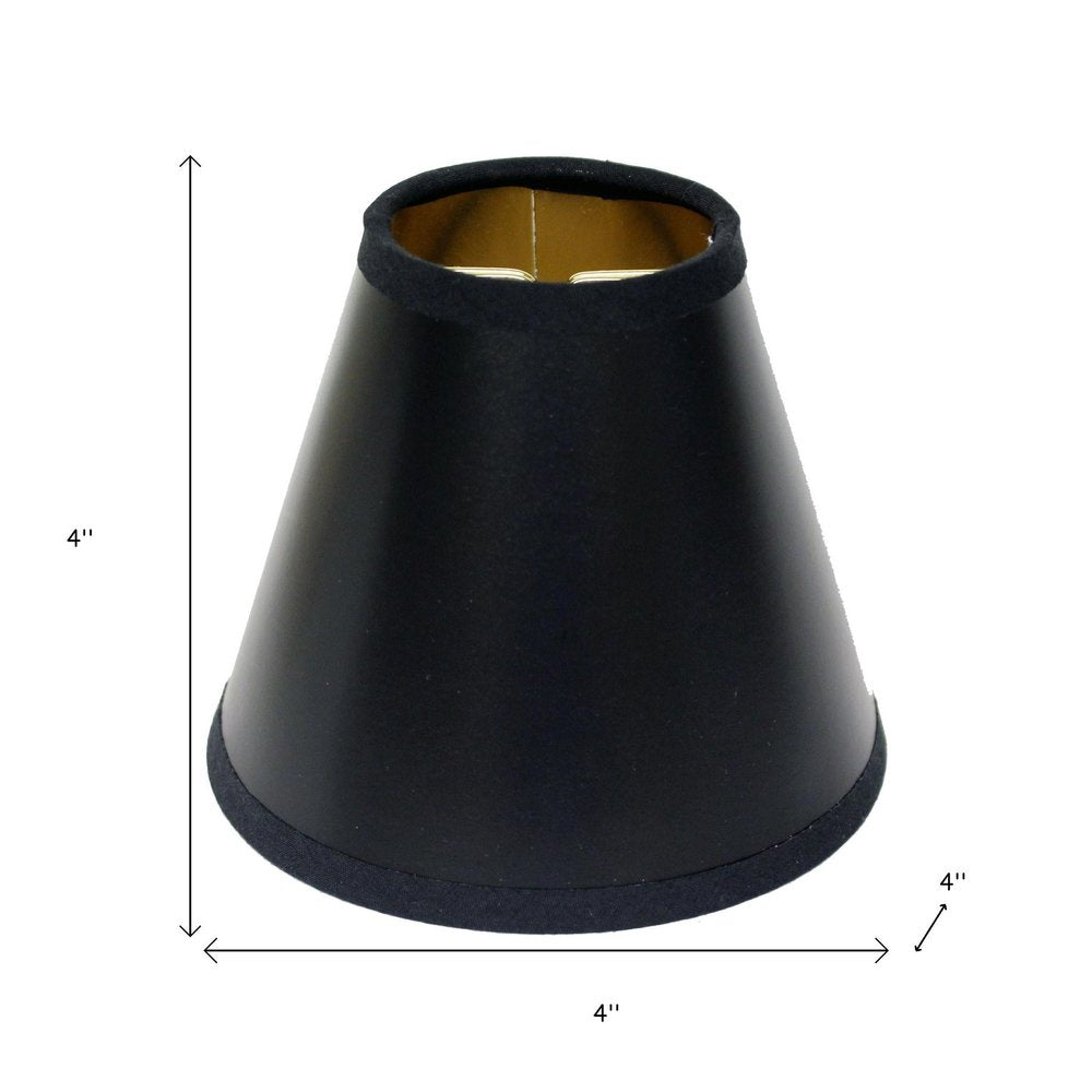 Black Parchment Empire Lamp Shade HomeRoots