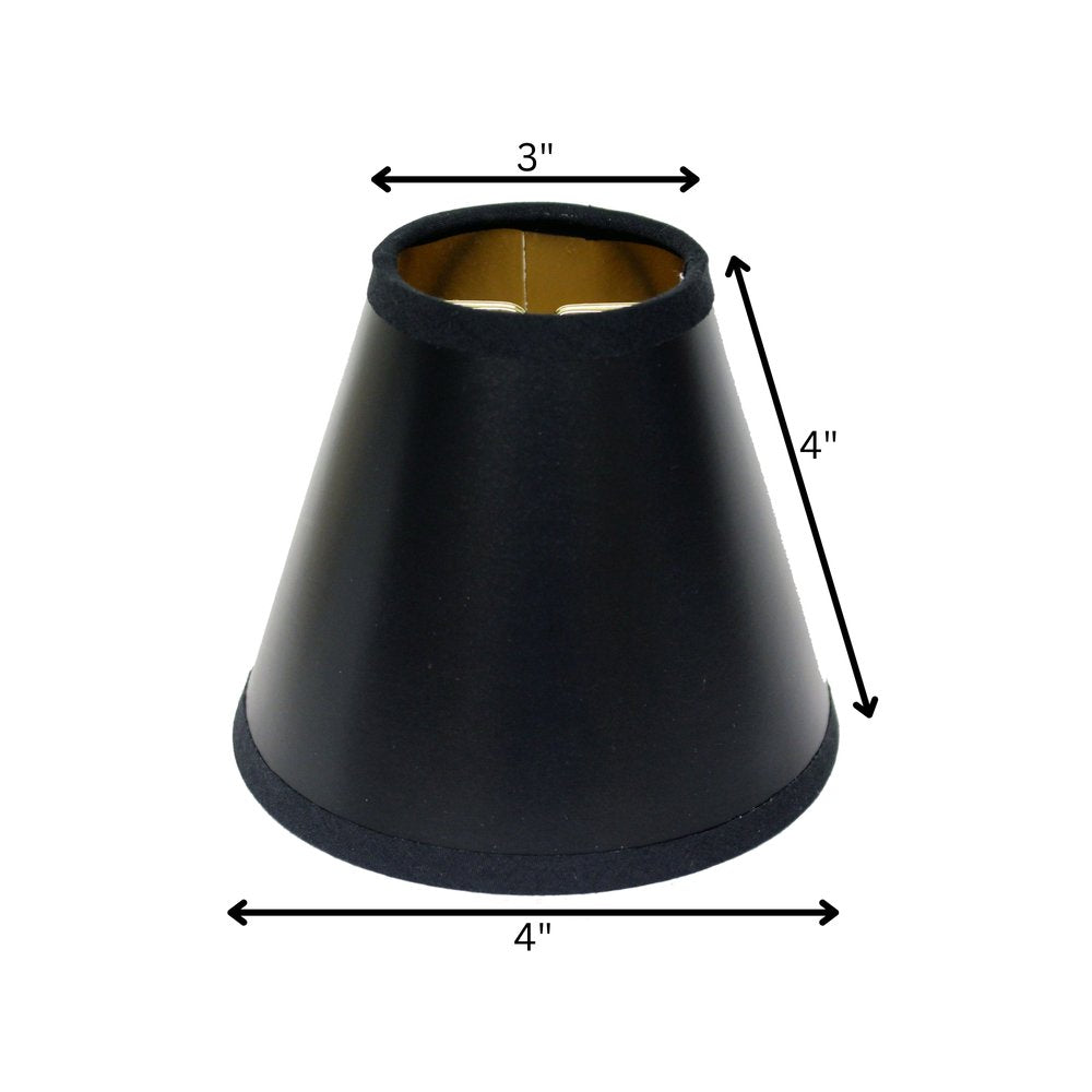 Black Parchment Empire Lamp Shade HomeRoots