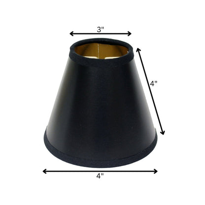 Black Parchment Empire Lamp Shade HomeRoots