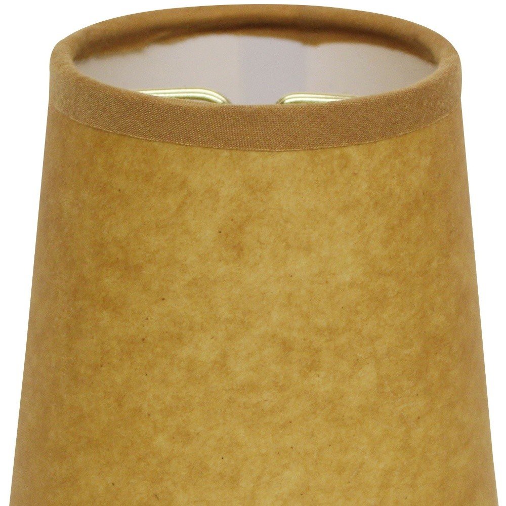 Brown Kraft Paper Empire Lamp Shade — view 3