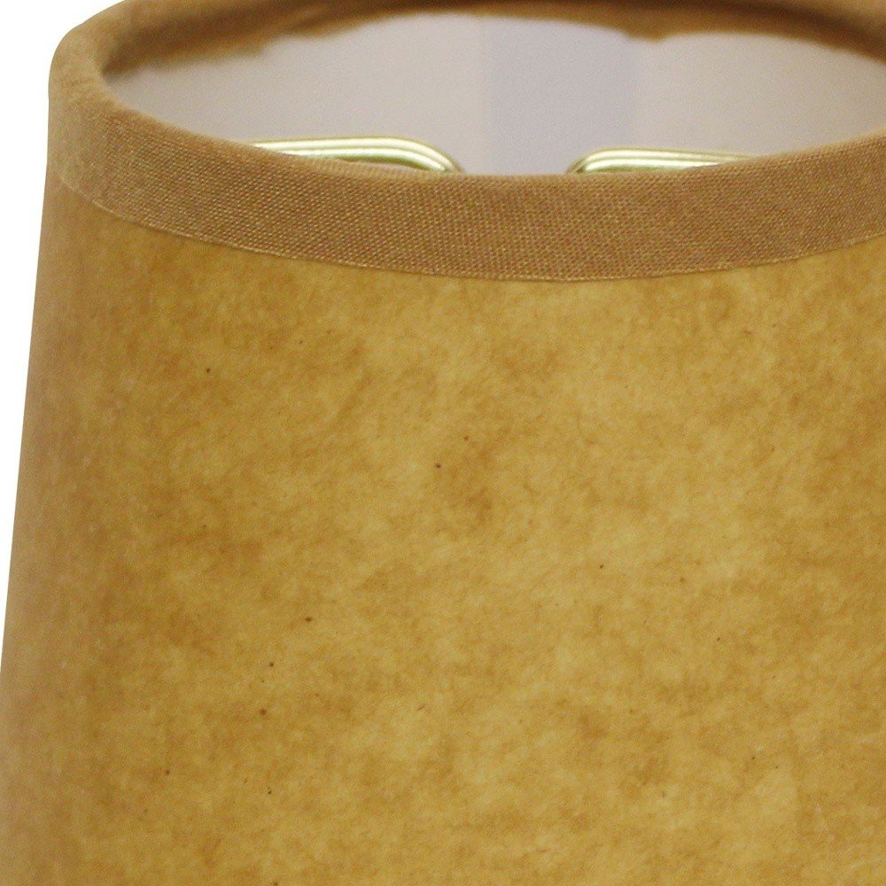 Brown Kraft Paper Empire Lamp Shade — view 5