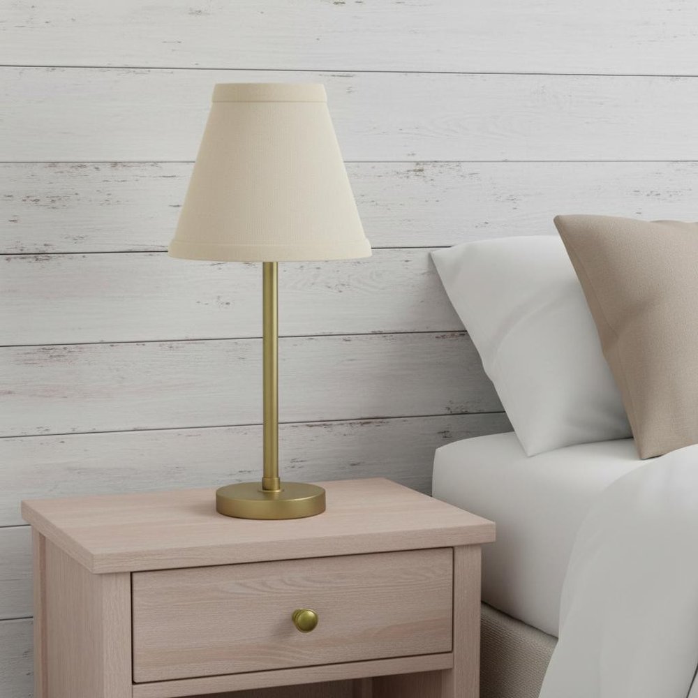 Ivory No Slub Innsbruck Empire Lamp Shade — view 9