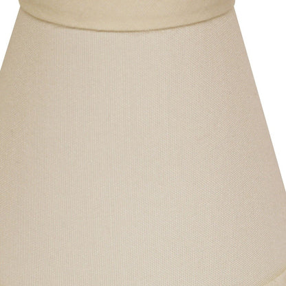 5" Ivory Set of 6 Chandelier No Slub Lampshades