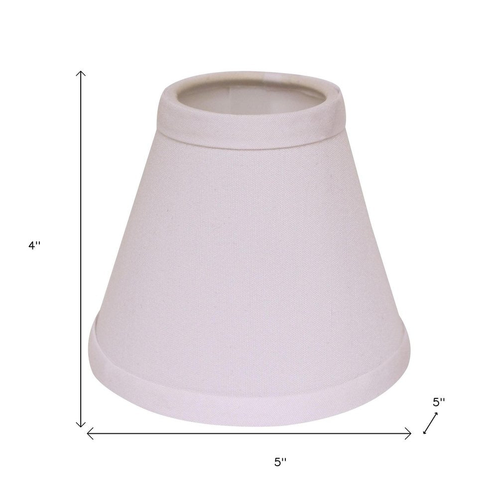 White No Slub Innsbruck Empire Lamp Shade HomeRoots