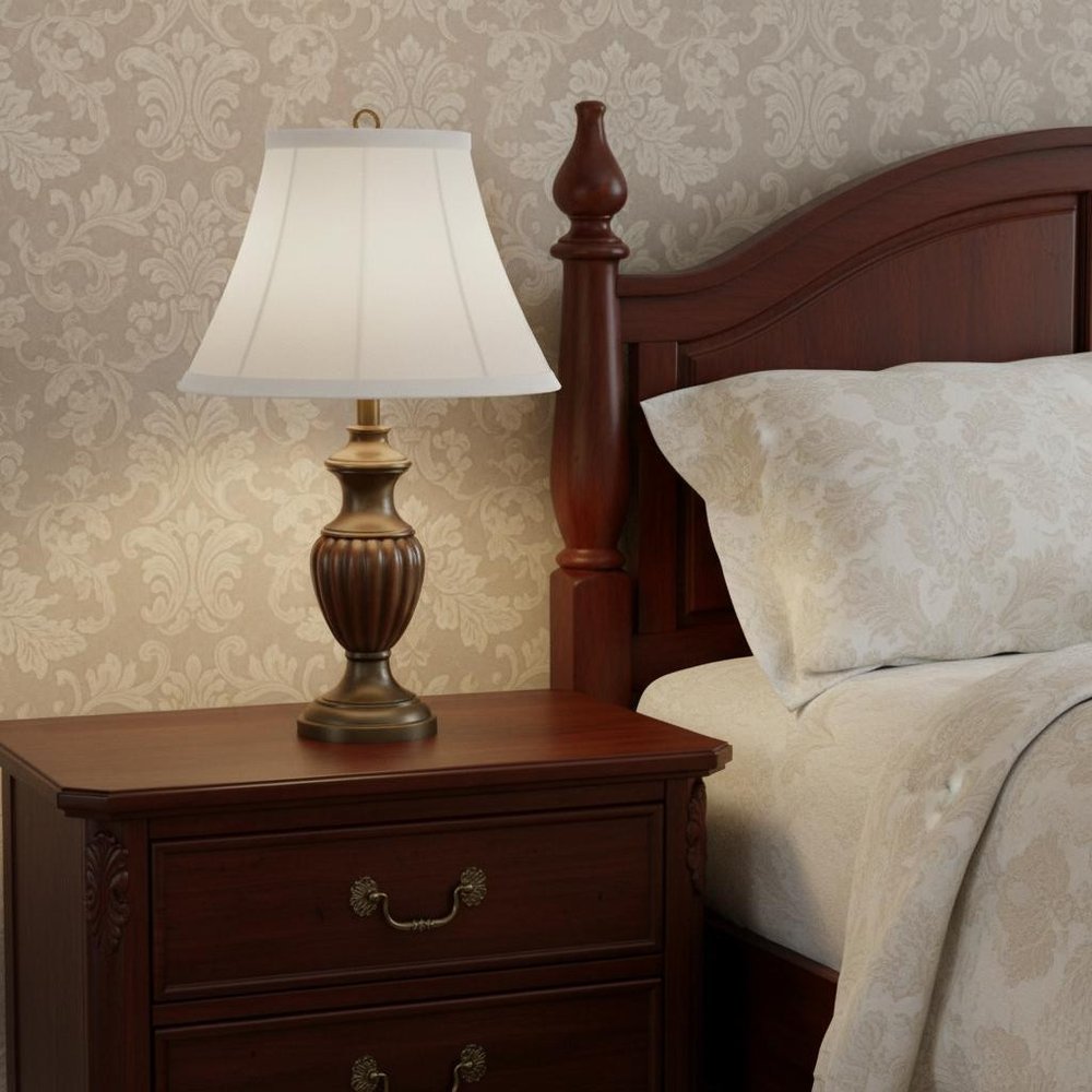 White No Slub Innsbruck Empire Lamp Shade HomeRoots