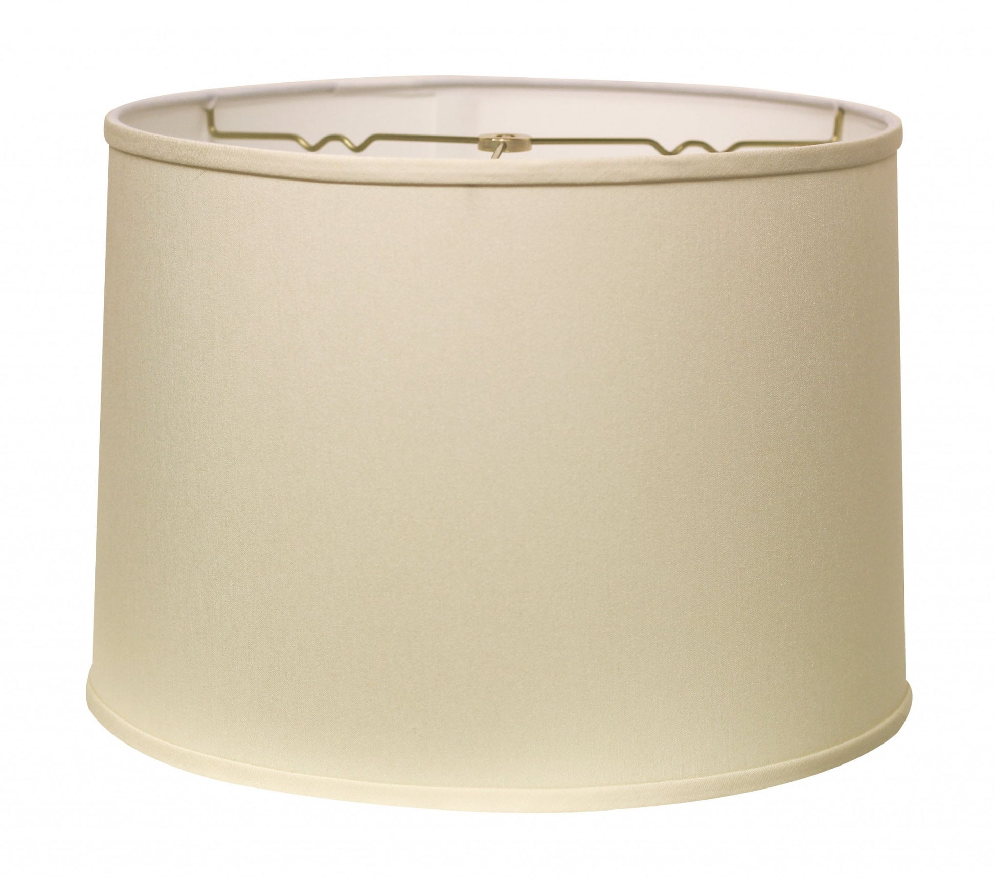 13" Ivory Throwback Drum No Slub Lampshade - FurniFindUSA