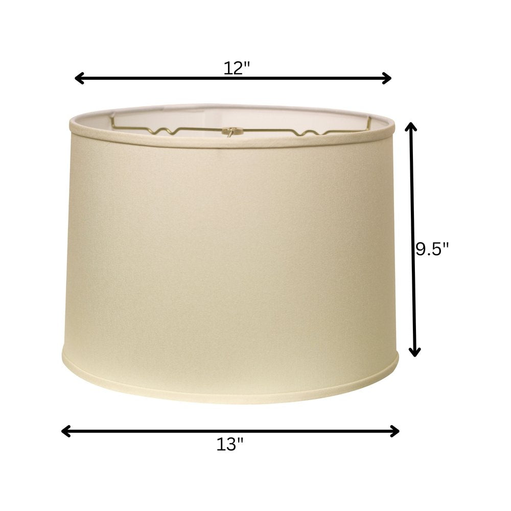 Ivory No Slub Innsbruck Drum Lamp Shade HomeRoots