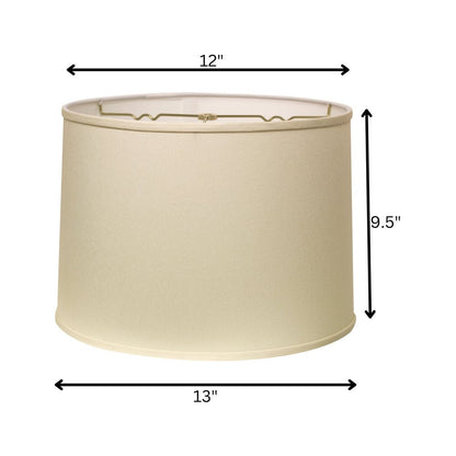 Ivory No Slub Innsbruck Drum Lamp Shade HomeRoots