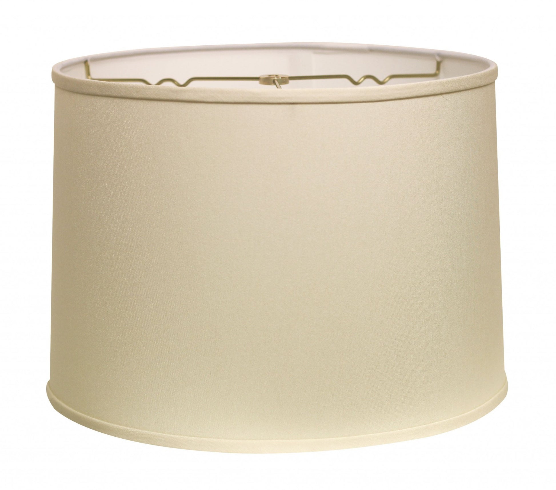 13" Ivory Throwback Drum No Slub Lampshade - FurniFindUSA