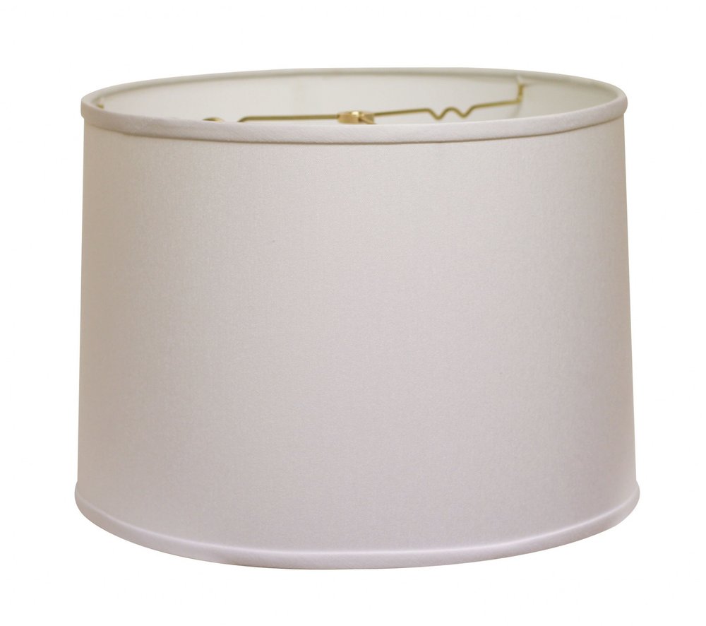 White No Slub Innsbruck Drum Lamp Shade HomeRoots