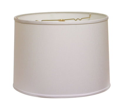 White No Slub Innsbruck Drum Lamp Shade HomeRoots