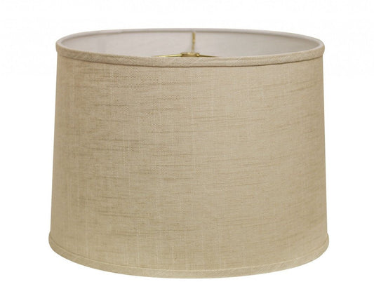 Light Yellow Linen Drum Lamp Shade HomeRoots