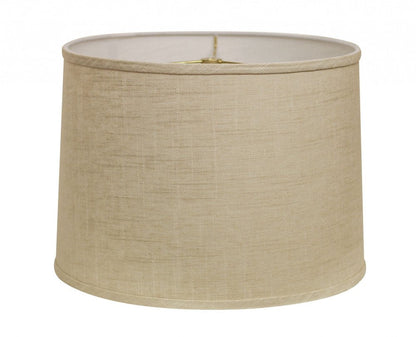 Light Yellow Linen Drum Lamp Shade HomeRoots