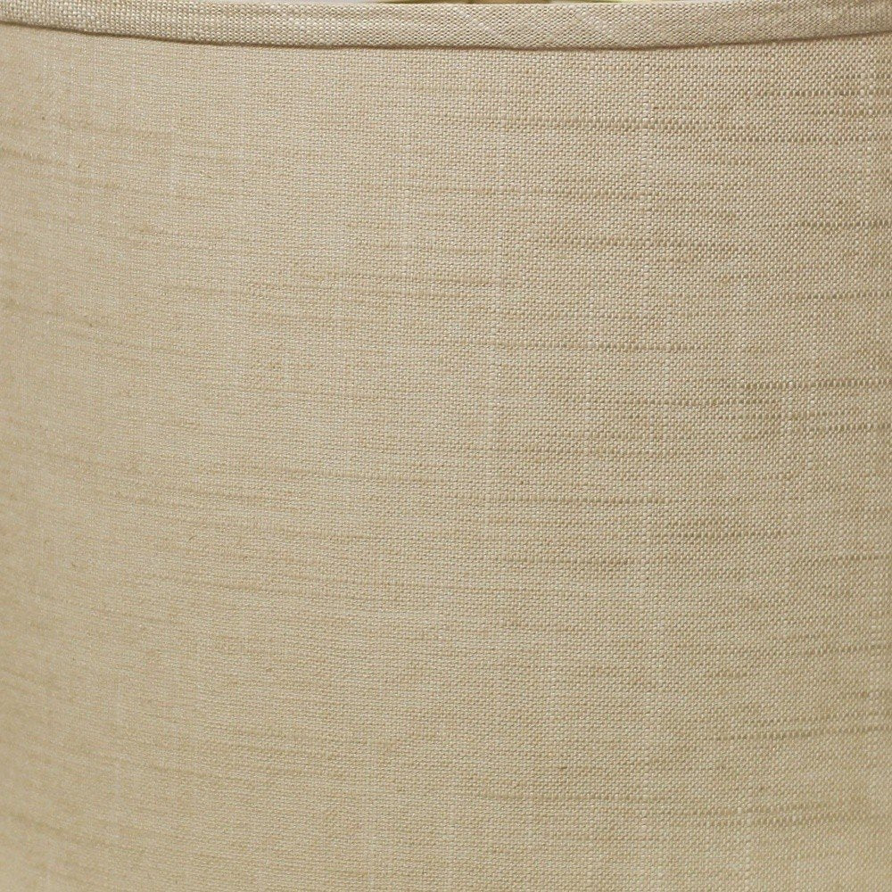 Light Yellow Linen Drum Lamp Shade HomeRoots