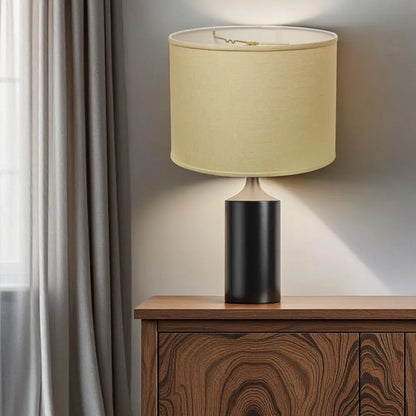 Beige Linen Drum Lamp Shade HomeRoots