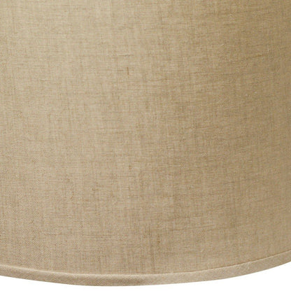 Dark Brown Linen Drum Lamp Shade HomeRoots