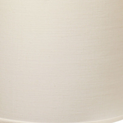 White Linen Drum Lamp Shade HomeRoots